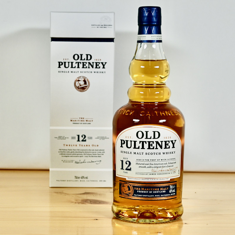 Whisk(e)y - Old Pulteney 12 Years Single Malt Scotch Whisky / 70cl / 40%