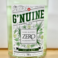 Alkoholfrei - G'nuine Zero Cucumber Lemongrass "Gin-Alternative" / 70cl / 00%