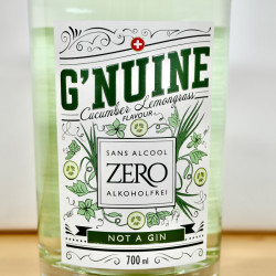 G’nuine Zero Cucumber Lemongrass Alkoholfrei (Gin‑Alternative) / 70 cl / 0,0 % vol.