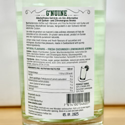 Alkoholfrei - G'nuine Zero Cucumber Lemongrass "Gin-Alternative" / 70cl / 00%