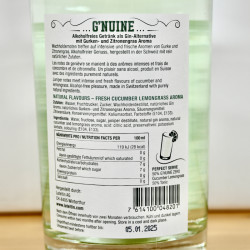 G’nuine Zero Cucumber Lemongrass Alkoholfrei (Gin‑Alternative) / 70 cl / 0,0 % vol.