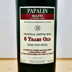 Rum - Papalin Haiti 6 Years Ex-Sherry Cask / 70cl / 54.1%