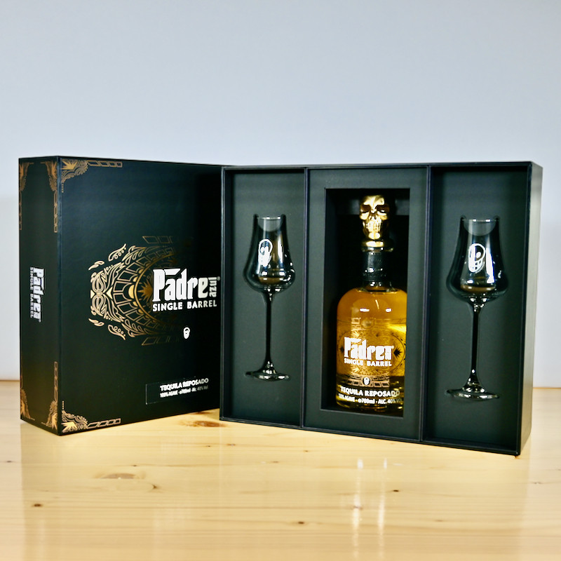 Tequila - Padre Azul Reposado Single Barrel Set 2 Glass / 70cl / 40%
