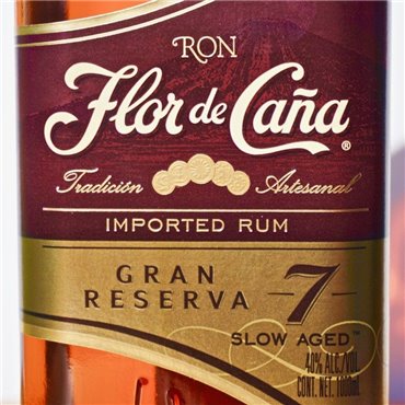 Rum - Flor de Cana Gran Reserva 7 Years Liter / 100cl / 40% Rum 43,00 CHF