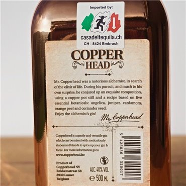 Gin - Copperhead The Alchemist's Gin / 50cl / 40% Gin 52,00 CHF