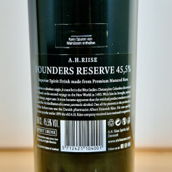 Rum - A.H. Riise Founders Reserve 6th Edition Green / 70cl / 45.5%