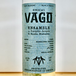 Mezcal - Vago Ensamble by Emigdio Jarquin Cuishe, Madrecuishe, Tepeztate / 70cl / 50.8%