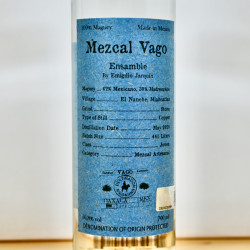 Mezcal - Vago Ensamble by Emigdio Jarquin Mexicano, Madrecuishe / 70cl / 50.8%