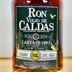 Rum - Ron Viejo de Caldas Carta de Oro 8 Years / 70cl / 40%
