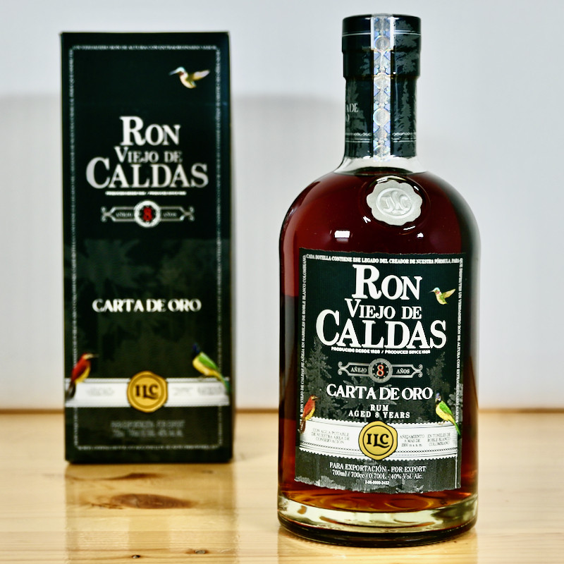 Rum - Ron Viejo de Caldas Carta de Oro 8 Years / 70cl / 40%