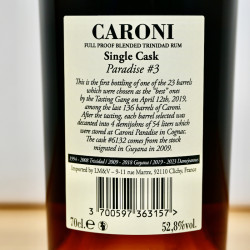 Rum - Caroni Paradise No 3 1994 Cask 6132 / 70cl / 52.8%