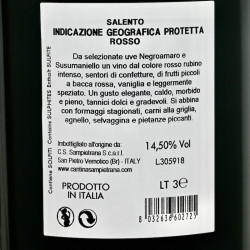 Wein - Settebraccia Sampietrana Salento IGP 2019 3 Liter / 300cl / 14.5%