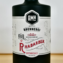 Gin - AMH Brennerei Zaberfeld Rhabarber New Western Dry / 50cl / 45%