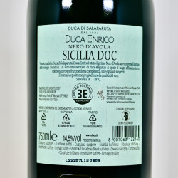 Wein - Duca di Salaparuta Duca Enrico Nero D'Avola DOC 2019 / 75cl / 14.5%