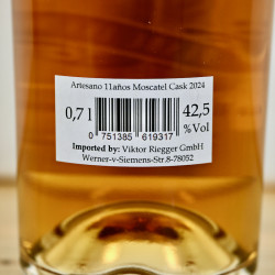 Rum - Artesano Panama Moscatel Cask Finish 11 Years / 70cl / 42.5%