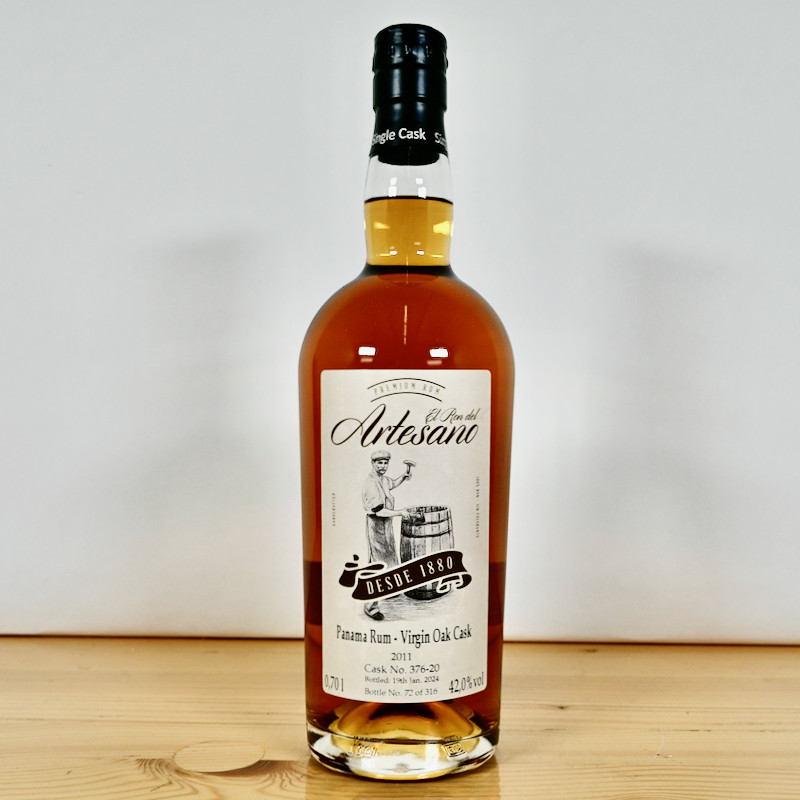 Rum - Artesano Panama Virgin Oak Cask 2011 / 70cl / 42%