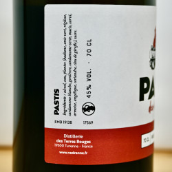 Pastis - Pastis de Terres Rouges / 70cl / 45%