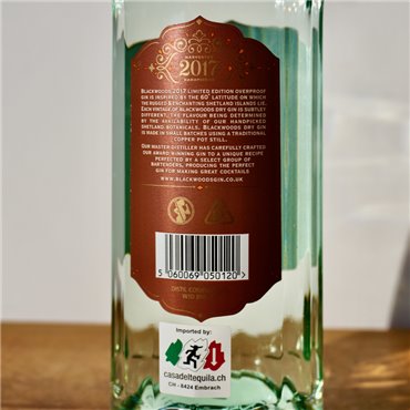 Gin - Blackwood's Vintage Dry Strong / 70cl / 60%