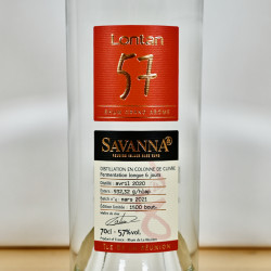 Rum - Savanna Lontan 57 Rhum Blanc Grand Arome / 70cl / 57%