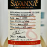 Rum - Savanna Lontan 57 Rhum Blanc Grand Arome / 70cl / 57%