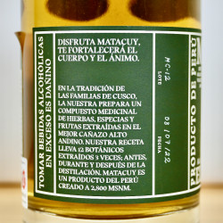 Liqueur - Matacuy Elixir Andino Kräuterlikör / 75cl / 43%