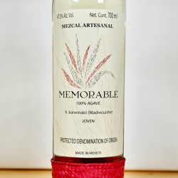 Memorable Madrecuishe Mezcal Artesanal, 70 cl, 47.5 % vol.