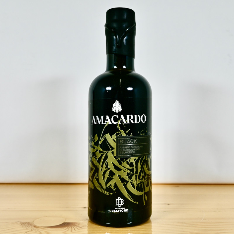 Amacardo BLACK Amaro di Carciofo Selvatico Etna / 50cl / 30%