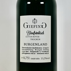 Wein - Giefing Guter Roter Blaufränkisch Burgenland / 75cl / 13.5%
