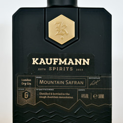 Kaufmann Spirits Mountain Gin Safran Edition / 50cl / 44%