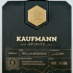 Kaufmann Spirits Williamsbirne Edelbrand / 50cl / 46%