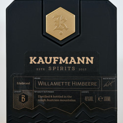 Kaufmann Spirits Willamette Himbeere Edelbrand / 50cl / 46%