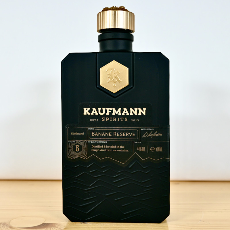 Kaufmann Spirits Banane Reserve Kastanienfass Edelbrand / 50cl / 44%