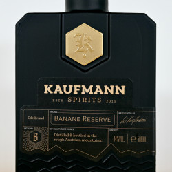 Kaufmann Spirits Banane Reserve Kastanienfass Edelbrand / 50cl / 44%