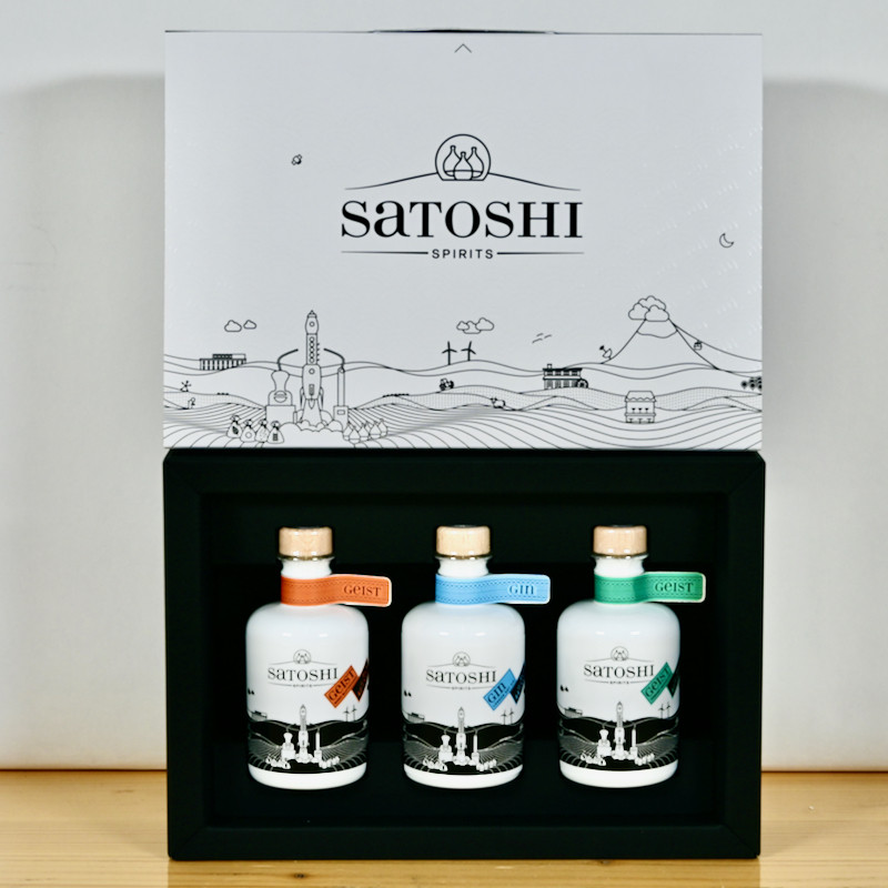Satoshi Minibar Gin/Geist Set 3 x 5cl / 44.70%