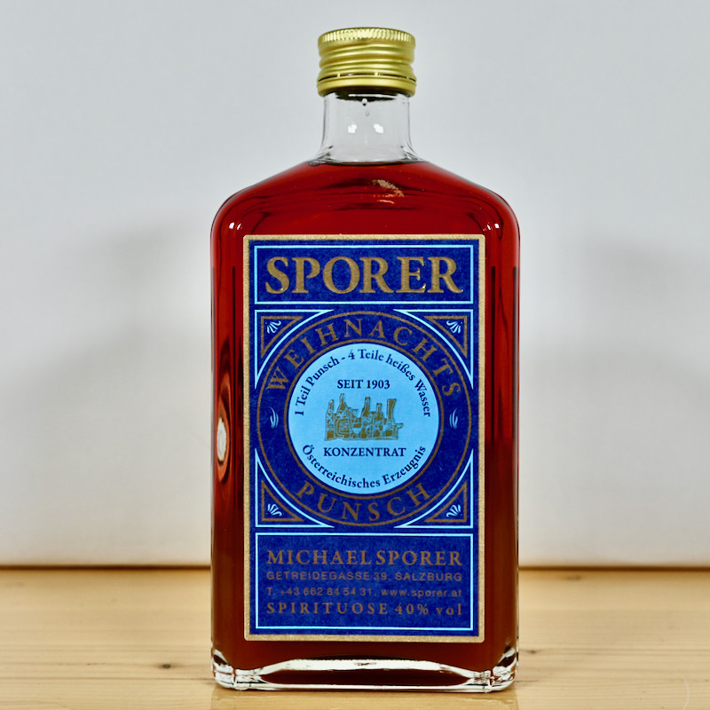 Sporer Weihnachts Punsch / 50cl / 40%