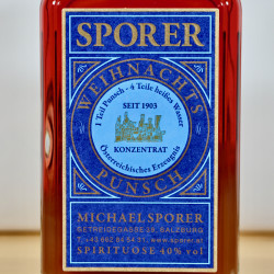 Sporer Weihnachts Punsch / 50cl / 40%