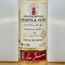 Ocho Tequila Anejo Single Estate San Jeronimo 2023, 70 cl, 40 % vol.