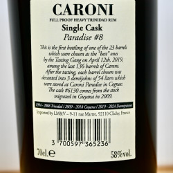 Rum - Caroni Paradise No 8 2000 / 70cl / 58%