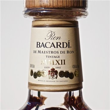 Rum - Bacardi Vintage MMXII Decanter / 50cl / 43% Rum 2,490.00