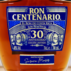 Rum - Centenario 30 Anniversario Edicion Limitada Years / 70cl / 40%