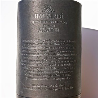 Rum - Bacardi Vintage MMXII Decanter / 50cl / 43% Rum 2,490.00