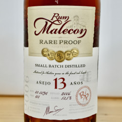 Rum - Malecon Rare Proof 13 Years Batch 2006 / 70cl / 50.5%