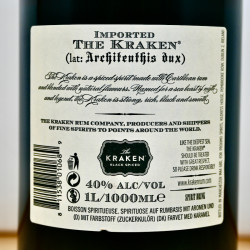 The Kraken Black Spiced (Rum Based Spirit) Liter / 100cl / 40%