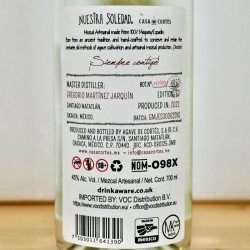 Mezcal - Nuestra Soledad Matatlan / 70cl / 45%