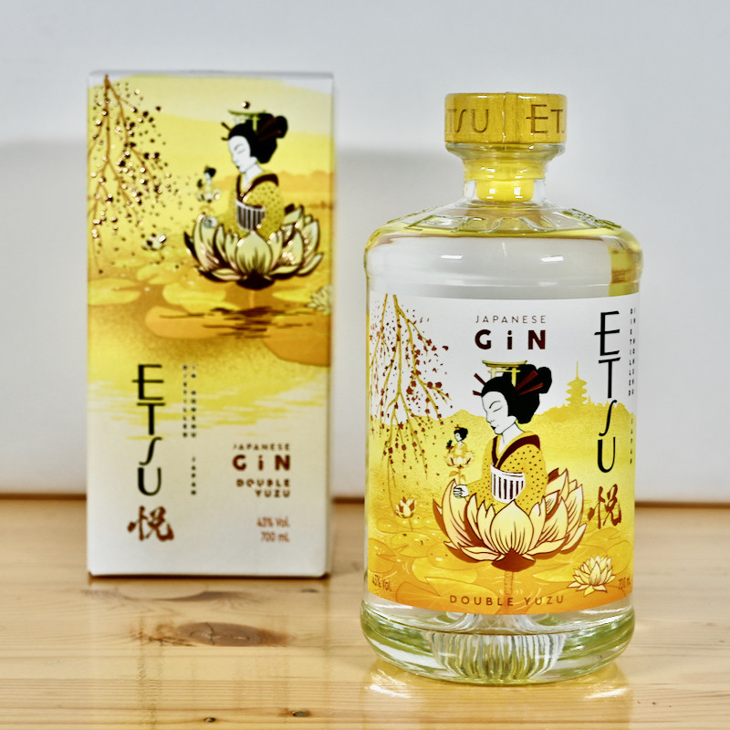 ETSU Double Yuzu Japanese Gin Limited Edition / 70cl / 43%