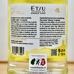 ETSU Double Yuzu Japanese Gin Limited Edition / 70cl / 43%
