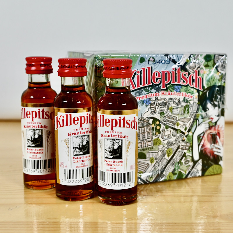 Killepitsch Premium Kräuterlikör Mini Box, 12 x 2 cl, 42 % vol.