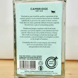 Cambridge Dry Gin / 70cl / 42%