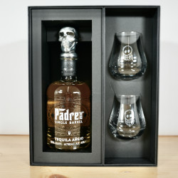 Tequila - Padre Azul Anejo Single Barrel Set 2 Glass / 70cl / 40%