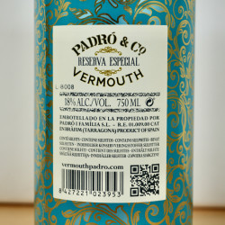 Vermouth - Padro & Co Reserva Especial / 75cl / 18%